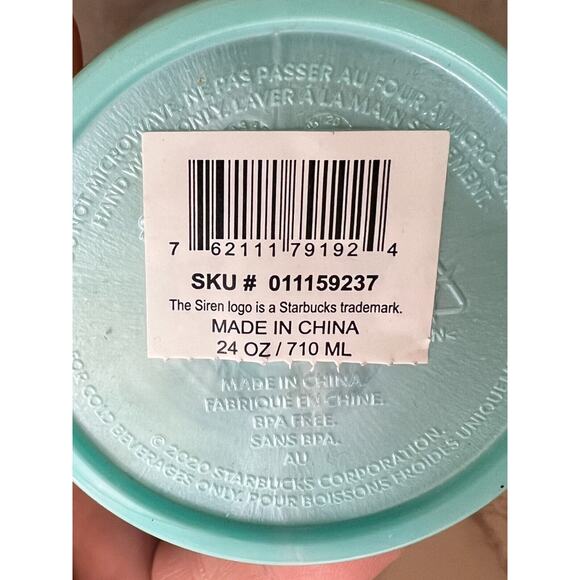 NWT Starbucks Christmas Holiday 2024 Siren 24 oz Cold Cup Tumblers Mermaid - Picture 5 of 5